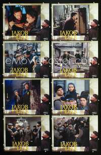 v274 JAKOB THE LIAR 8 movie lobby cards '99 Robin Williams, WWII!