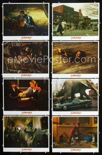 v284 JUMANJI 8 int'l movie lobby cards '95 Robin Williams fantasy!