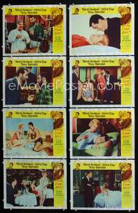 v322 LOVER COME BACK 8 movie lobby cards '62 Rock Hudson, Doris Day