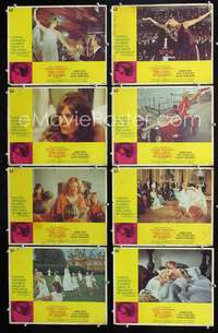 v323 LOVES OF ISADORA 8 movie lobby cards '69 sexy Vanessa Redgrave!