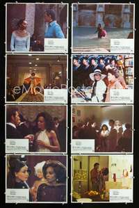 v328 MAHOGANY 8 movie lobby cards '75 Diana Ross, Billy Dee Williams