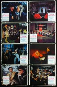 v333 MAN FOR ALL SEASONS 8 movie lobby cards '67 Paul Scofield, Shaw