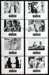 v344 MANHATTAN 8 movie lobby cards '79 Woody Allen, Mariel Hemingway