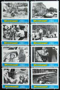 v381 MOONRUNNERS 8 movie lobby cards '74 bootlegger Waylon Jennings!