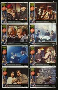 v389 MURDER BY DECREE 8 movie lobby cards '79 Plummer as Sherlock Holmes