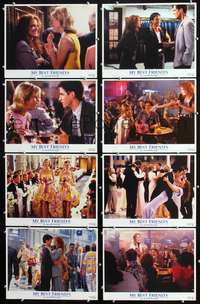 v394 MY BEST FRIEND'S WEDDING 8 int'l movie lobby cards '97 Roberts