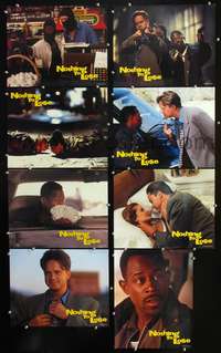 v422 NOTHING TO LOSE 8 movie lobby cards '97 Martin Lawrence, Robbins