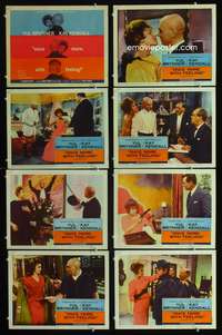 v429 ONCE MORE WITH FEELING 8 movie lobby cards '60 Yul Brynner, Kendall