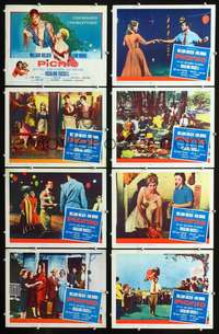 v453 PICNIC 8 movie lobby cards R61 William Holden, Kim Novak