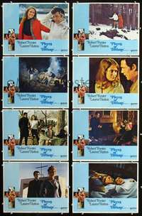 v454 PIECES OF DREAMS 8 movie lobby cards '70 Lauren Hutton, Forster