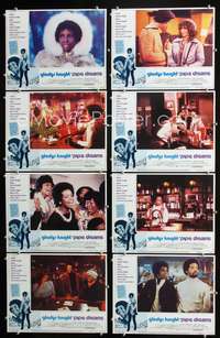 v456 PIPE DREAMS 8 movie lobby cards '76 Gladys Knight & the Pips!