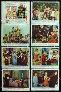 v458 PLEASE DON'T EAT THE DAISIES 8 movie lobby cards '60 Doris Day