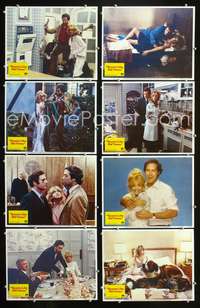 v492 SEEMS LIKE OLD TIMES 8 movie lobby cards '80 Chase, Goldie Hawn