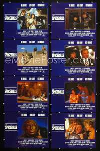 v513 SPACEBALLS 8 English movie lobby cards '87 Mel Brooks, John Candy