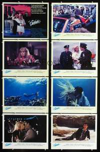 v515 SPLASH 8 movie lobby cards '84 Tom Hanks, mermaid Daryl Hannah!