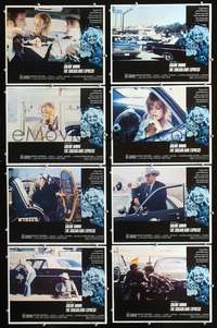 v536 SUGARLAND EXPRESS 8 movie lobby cards '74 Spielberg, Goldie Hawn