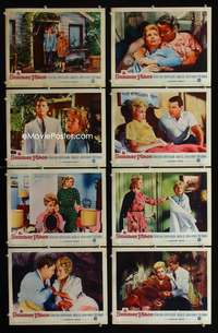 v537 SUMMER PLACE 8 movie lobby cards '59 Sandra Dee, Troy Donahue