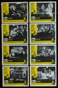 v544 SYLVIA 8 movie lobby cards '65 Carroll Baker, George Maharis