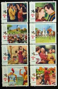 v545 TARAS BULBA 8 movie lobby cards '62 Tony Curtis, Yul Brynner