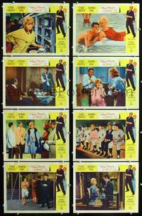 v552 THAT TOUCH OF MINK 8 movie lobby cards '62 Cary Grant, Doris Day