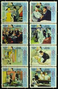 v560 THRILL OF IT ALL 8 movie lobby cards '63 Doris Day, James Garner