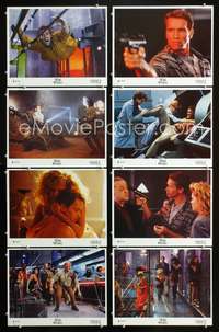 v574 TOTAL RECALL 8 movie lobby cards '90 Verhoeven, Schwarzenegger