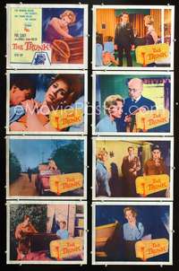 v576 TRUNK 8 movie lobby cards '61 English secret shock crime mystery!