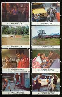 v591 WALKING TALL 8 movie lobby cards '73 Joe Don Baker, classic!