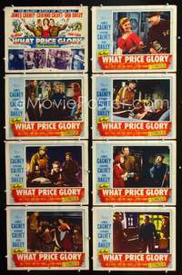 v602 WHAT PRICE GLORY 8 movie lobby cards '52 James Cagney, John Ford