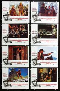 v608 WILL PENNY 8 movie lobby cards '68 Charlton Heston, Joan Hackett