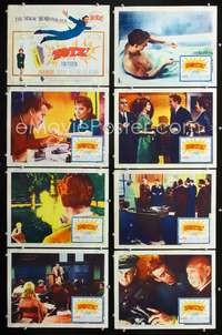 v617 ZOTZ 8 movie lobby cards '62 William Castle, sci-fi comedy!