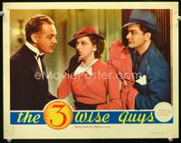 w028 3 WISE GUYS movie lobby card '36 Robert Young, Betty Furness