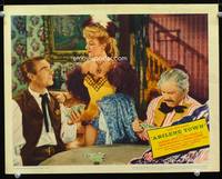 w036 ABILENE TOWN movie lobby card '46 Randolph Scott playing cards, Ann Dvorak