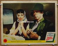 w037 ABOVE SUSPICION movie lobby card '43 Joan Crawford & Fred MacMurray 2-shot!