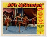 w046 AIN'T MISBEHAVIN' movie lobby card #6 '55 sexy dancer Piper Laurie!
