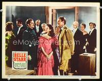 w097 BELLE STARR movie lobby card #5 R48 Gene Tierney, Randolph Scott, Dana Andrews