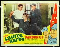 w010 PARDON US movie lobby card R40s Stan Laurel & Oliver Hardy in dentist office!