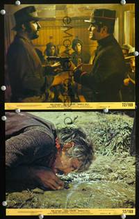 y548 FISTFUL OF DYNAMITE 2 color 8x10 movie stills '72 Sergio Leone