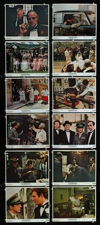 y059 GODFATHER 12 color 8x10 movie stills '72 Francis Ford Coppola