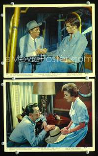 y558 HOME FROM THE HILL 2 Eng/US color 8x10 movie stills '60 Mitchum