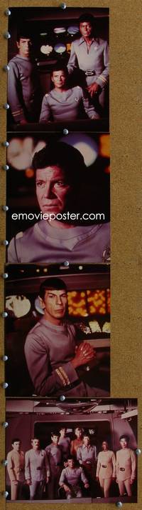 y479 STAR TREK 4 color 8x10 movie stills '79 Shatner, Leonard Nimoy