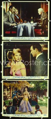 y034 FROM RUSSIA WITH LOVE 3 English Front of House movie lobby cards '64 Bond!