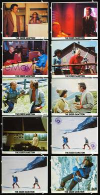 y074 EIGER SANCTION 10 color 8x10 movie stills '75 Clint Eastwood