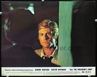 z362 ALL THE PRESIDENT'S MEN color 11x14 movie still #7 '76 Robert Redford close up!