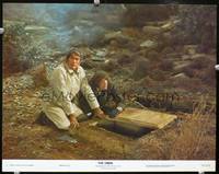 z598 OMEN color 11x14 movie still #3 '76 Gregory Peck & David Warner in graveyard!