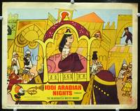 z358 1001 ARABIAN NIGHTS movie lobby card #6 '59 Mr. Magoo, cartoon artwork!