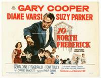 z013 10 NORTH FREDERICK title movie lobby card '58 Gary Cooper, Diane Varsi, Suzy Parker