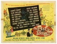 z029 BIG BEAT title movie lobby card '58 early blues & rock and roll!