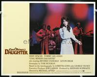 z390 COAL MINER'S DAUGHTER movie lobby card '80 Sissy Spacek performing as Loretta Lynn!
