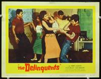 z402 DELINQUENTS movie lobby card #4 '57 Robert Altman, dancing Tom Laughlin!